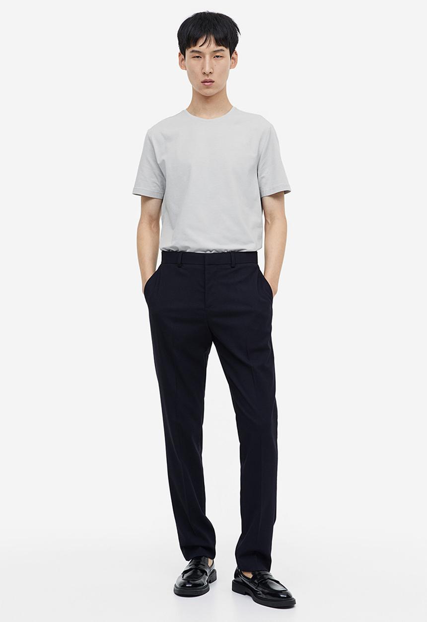 H&M - Slim fit t-shirt - grey