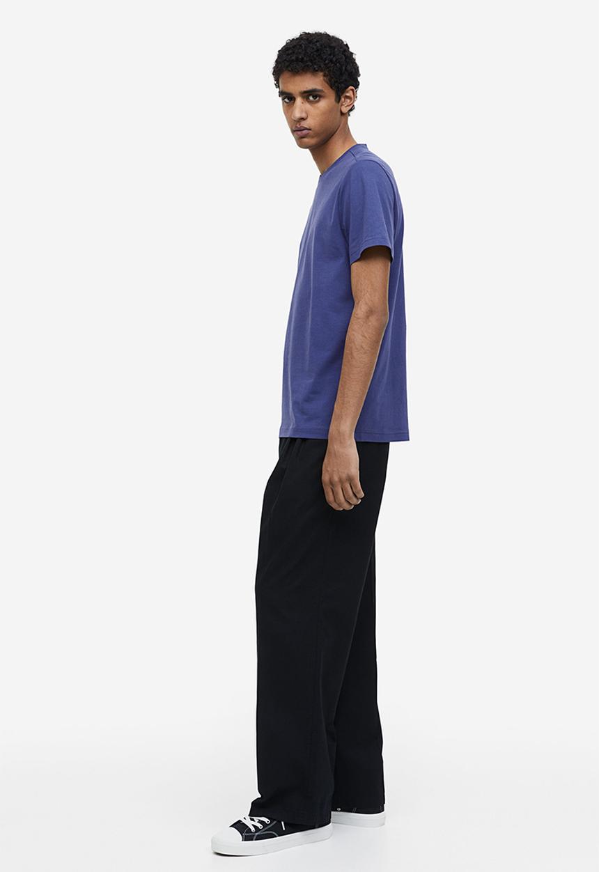 H&M - Slim fit t-shirt - blue