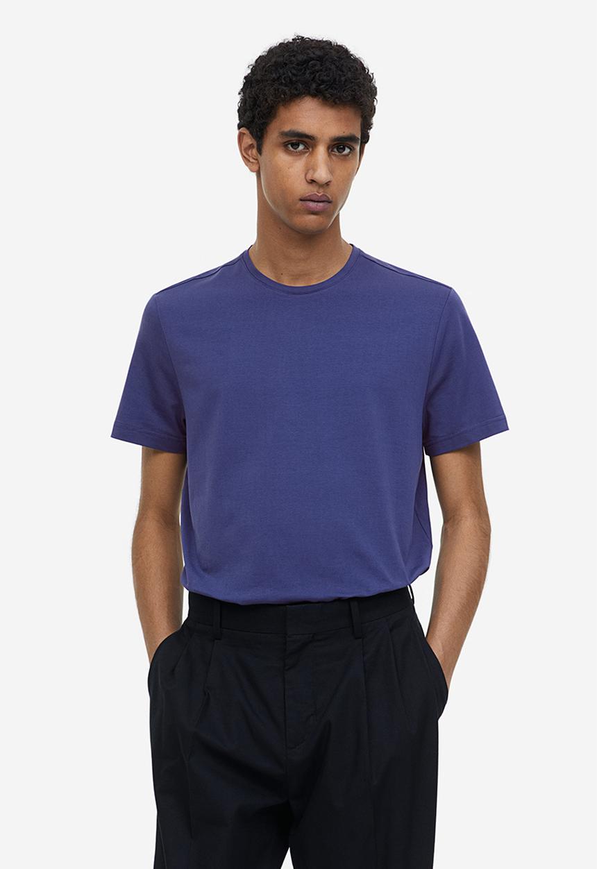 H&M - Slim fit t-shirt - blue