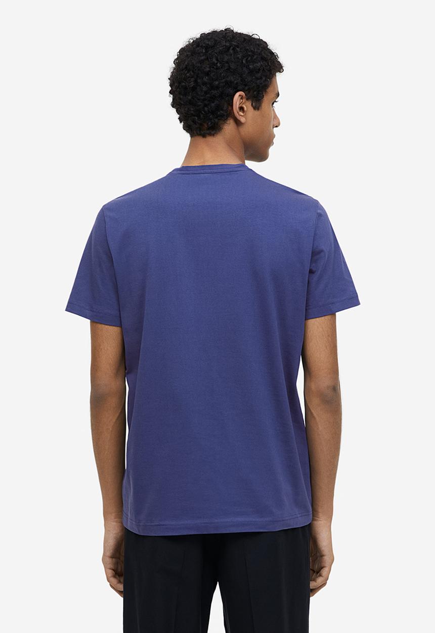 H&M - Slim fit t-shirt - blue