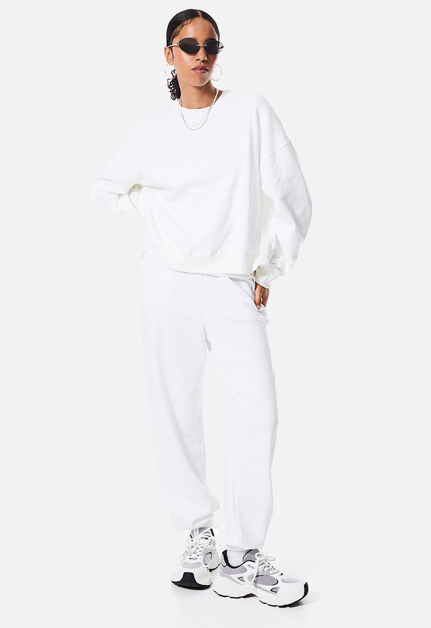 H&M - Joggers - white