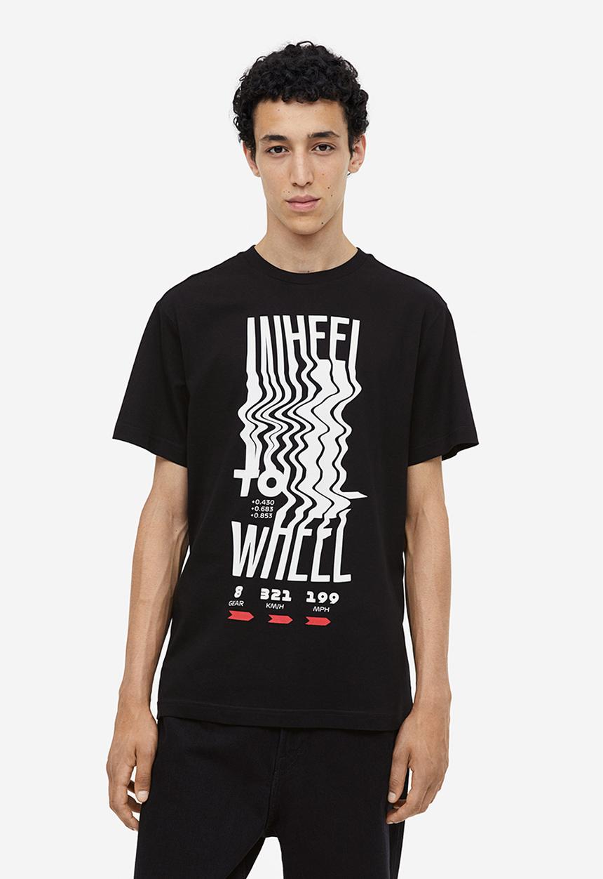 H&M - Regular fit t-shirt - black
