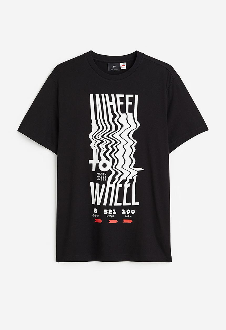 H&M - Regular fit t-shirt - black