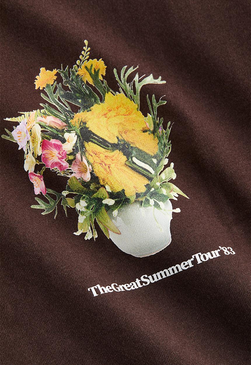H&M - Relaxed fit printed t-shirt - brown