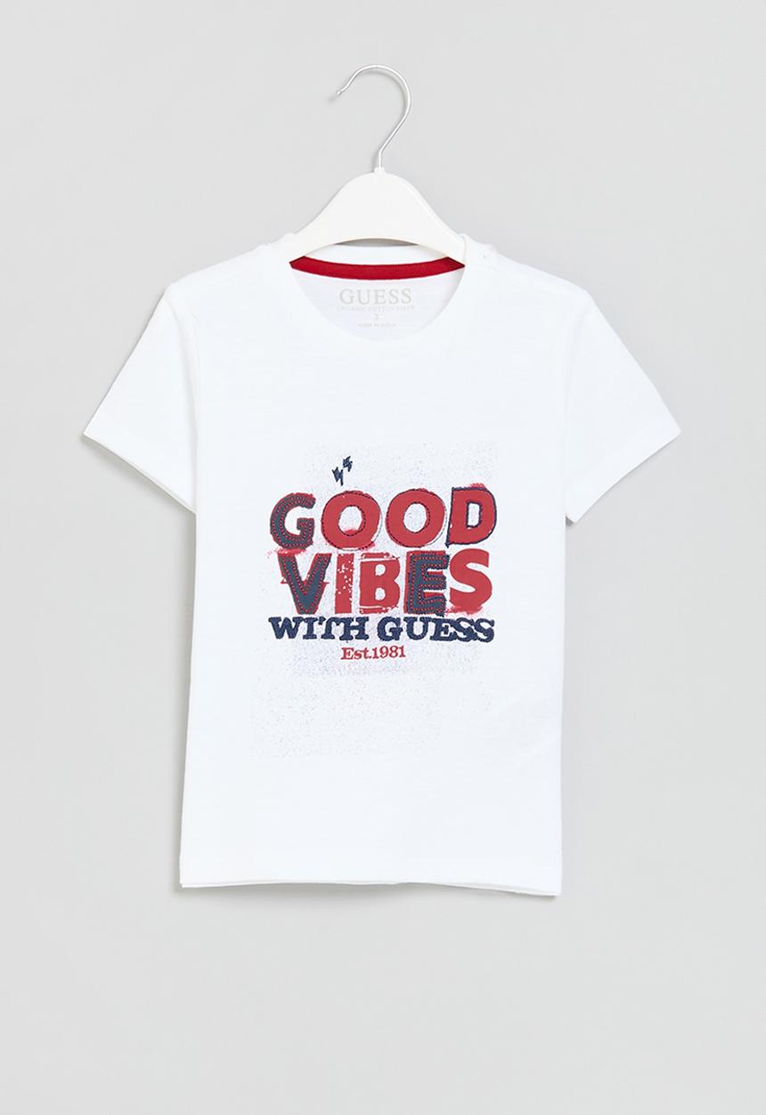 GUESS - Short sleeve T-shirt - pure white