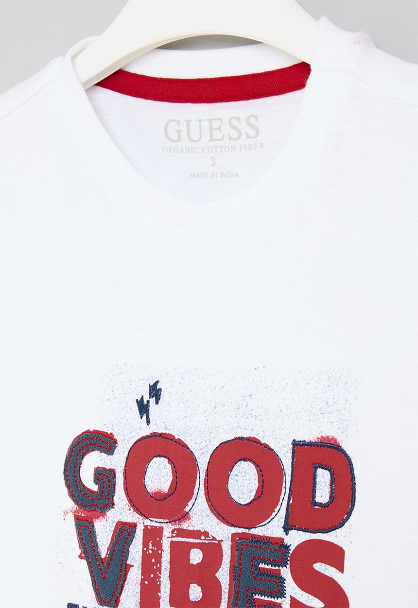 GUESS - Short sleeve T-shirt - pure white