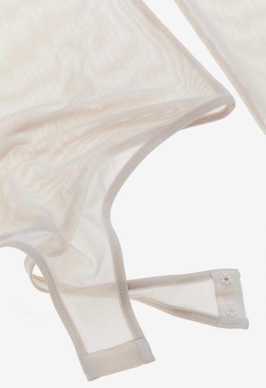 H&M - Mesh thong body - beige