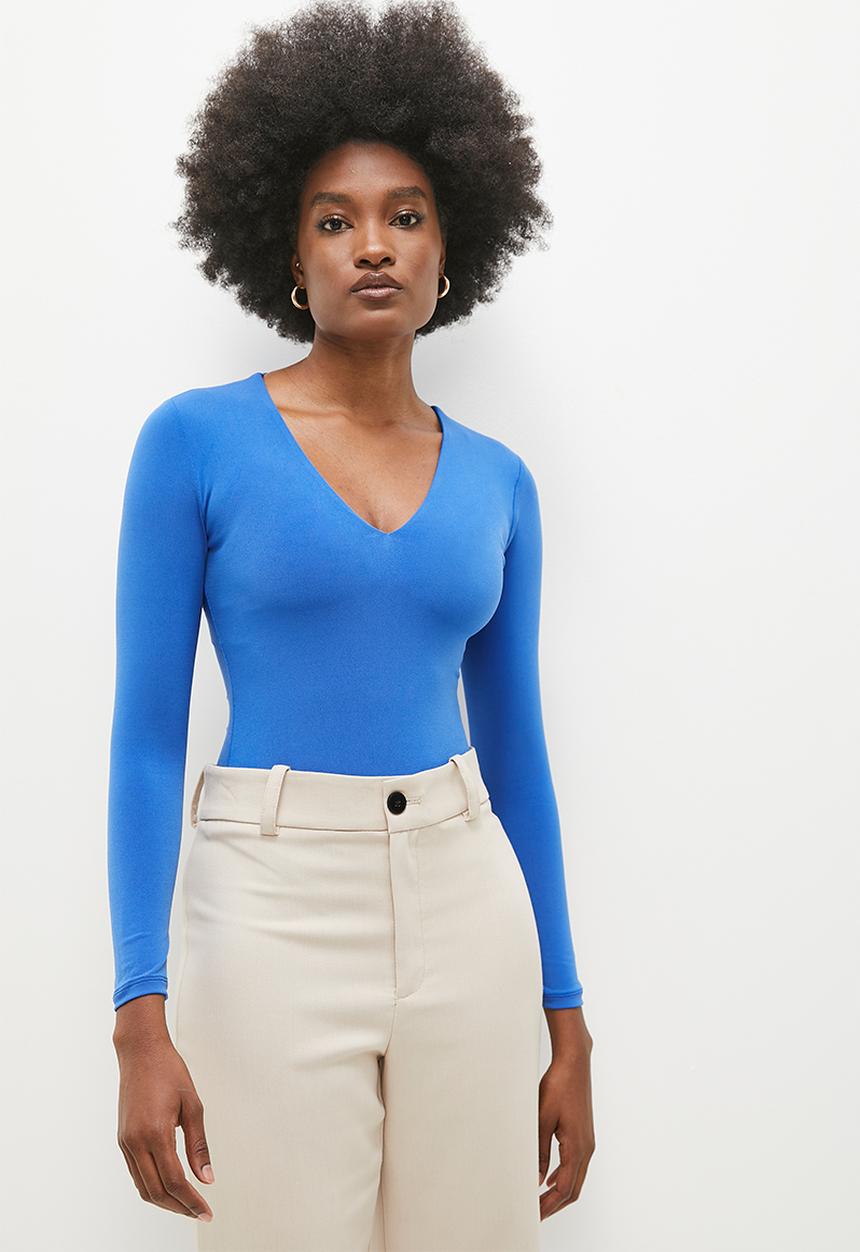 Superbalist - V-neck bodysuit - blue