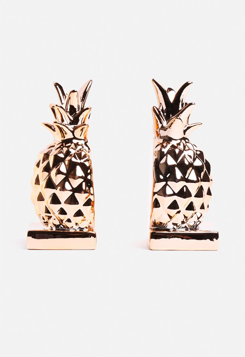 Eleven Past - Pineapple Bookend Set of 2
