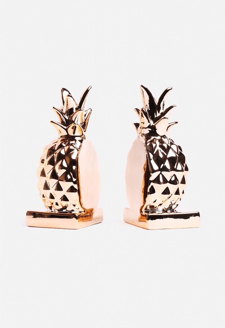 Eleven Past - Pineapple Bookend Set of 2