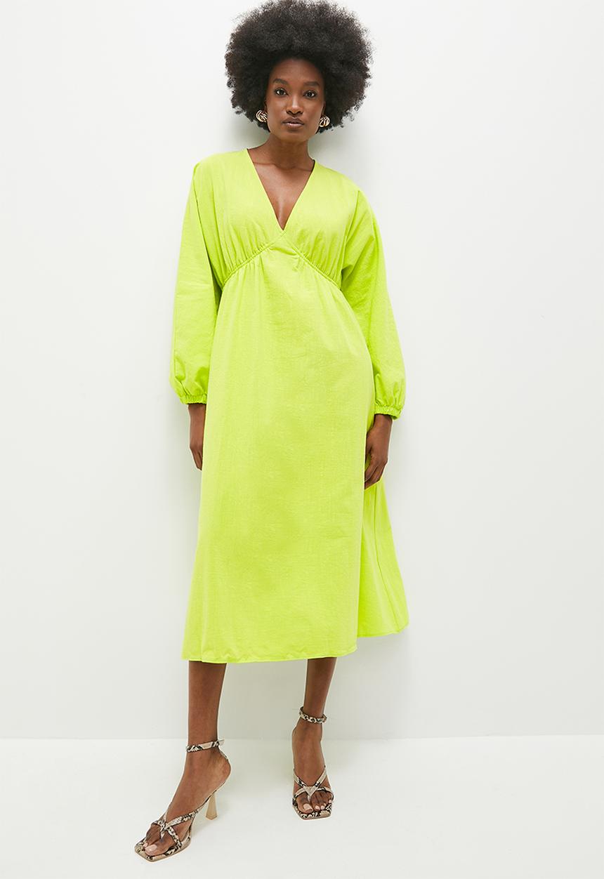 Superbalist - Empire midi dress - lime green