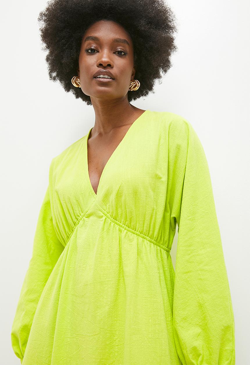 Superbalist - Empire midi dress - lime green