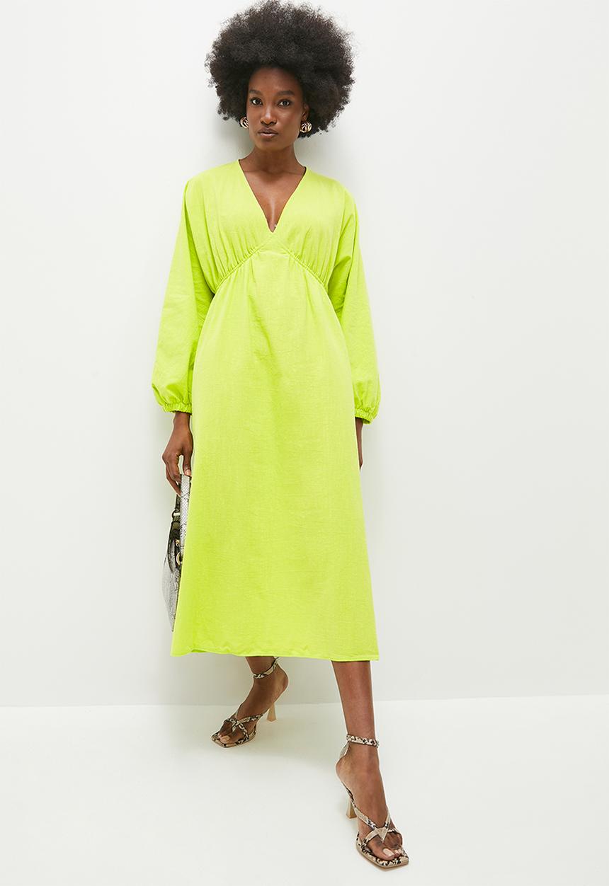 Superbalist - Empire midi dress - lime green