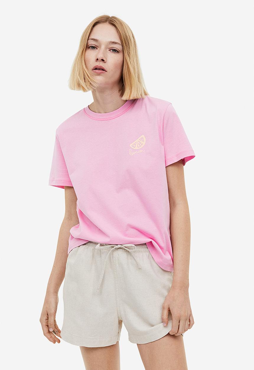 H&M - Cotton t-shirt - pink