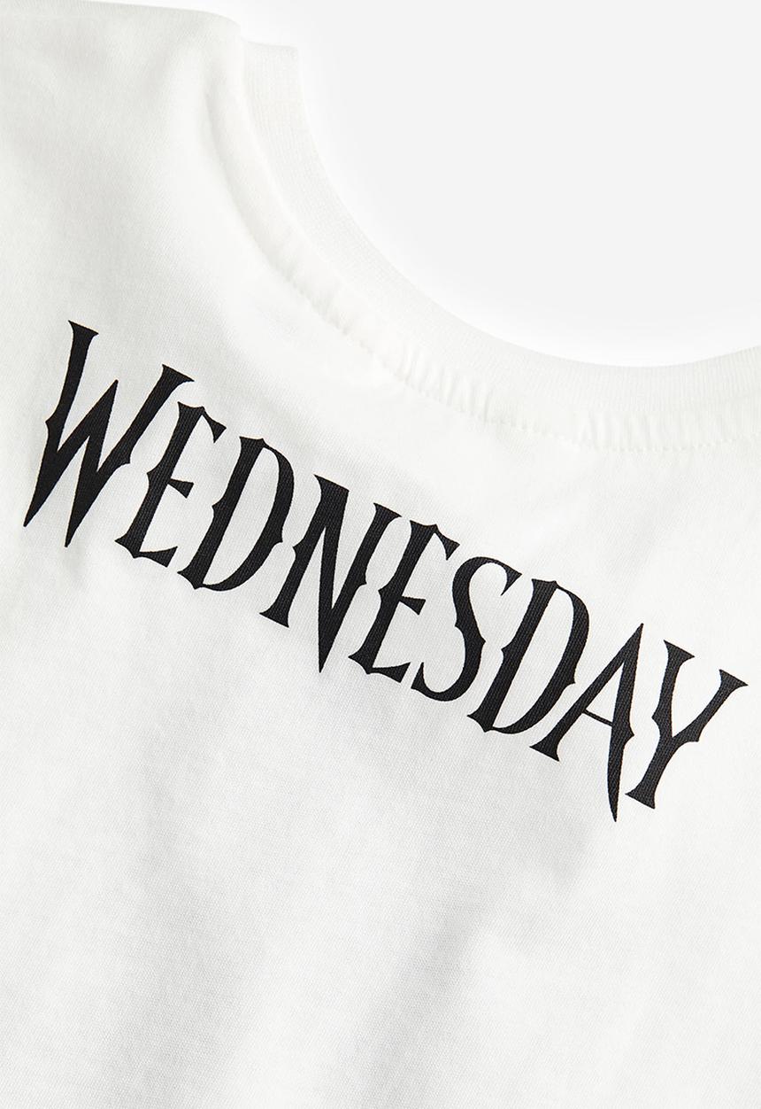 H&M - Oversized printed T-shirt - white
