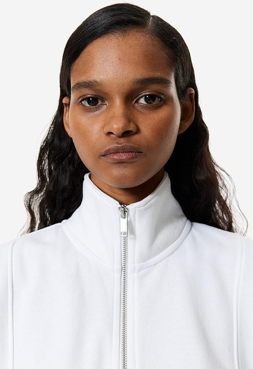 H&M - Zip-top sweatshirt - white