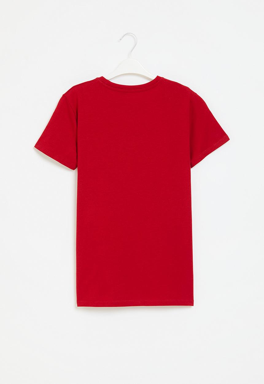 GUESS - Short sleeve t-shirt - samba red vibes