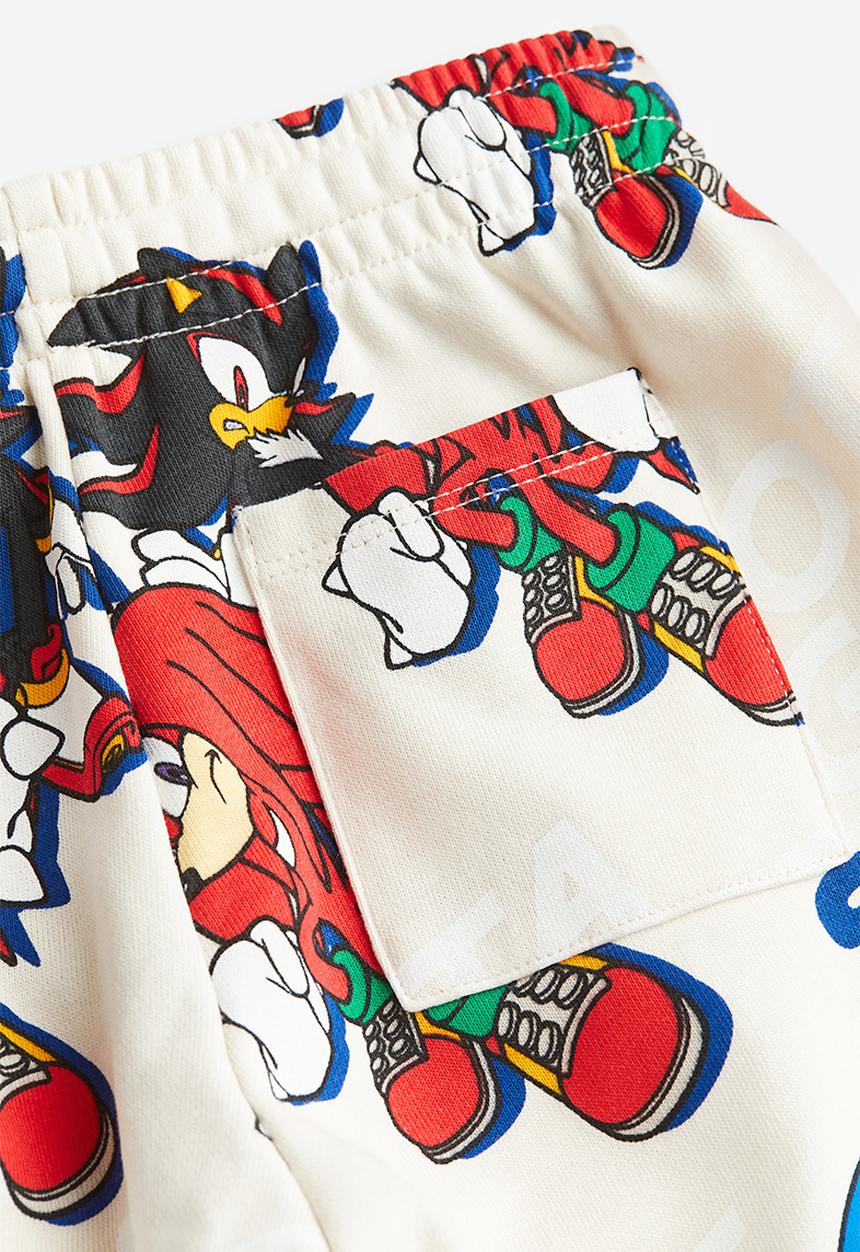H&M - Patterned joggers - white