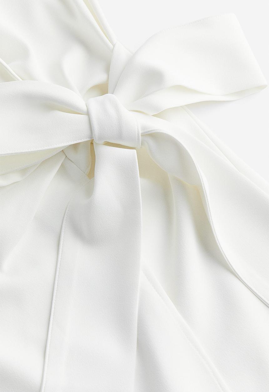 H&M - Blazer wrap dress - white