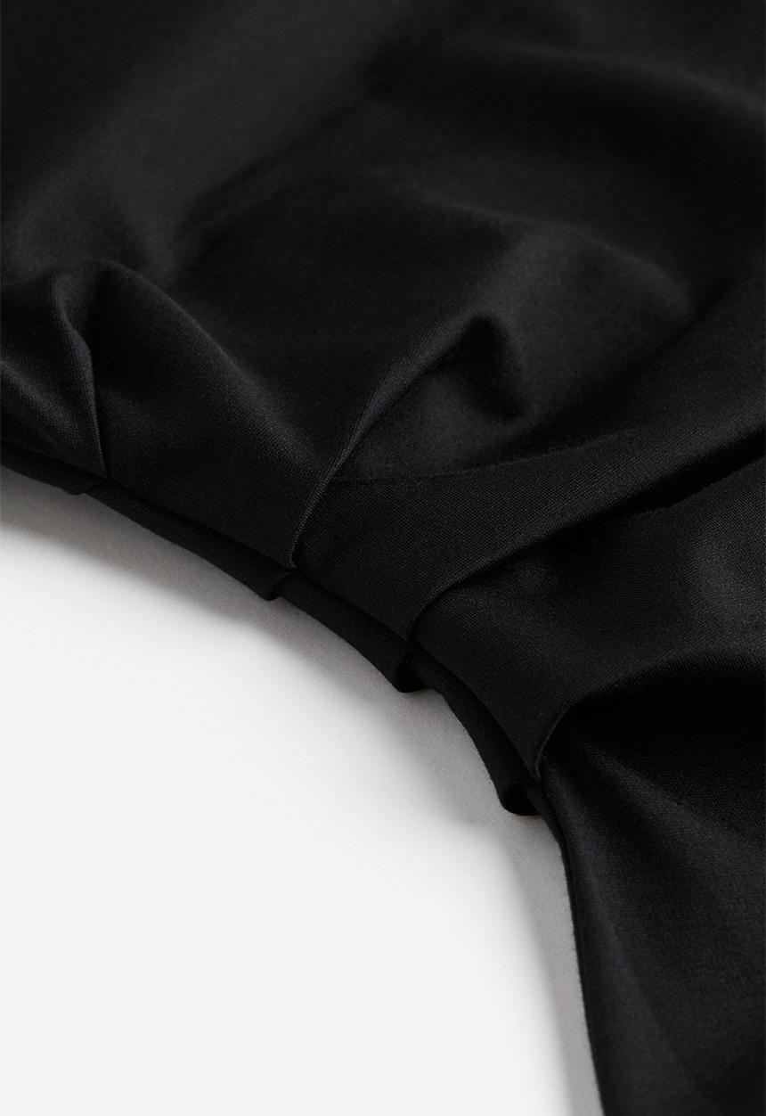 H&M - Draped dress - black