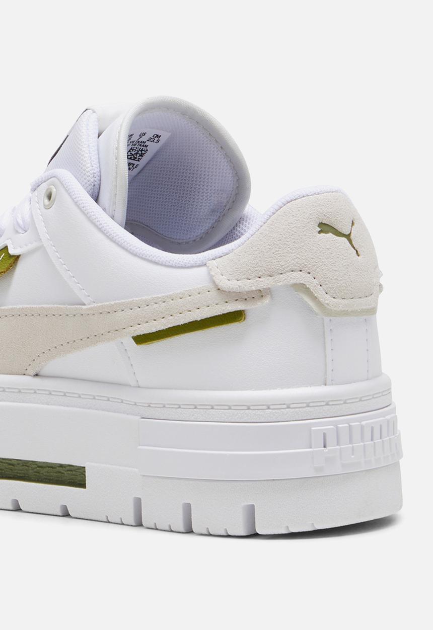 PUMA - Mayze Crashed Wns - Puma White-Vapor Grey