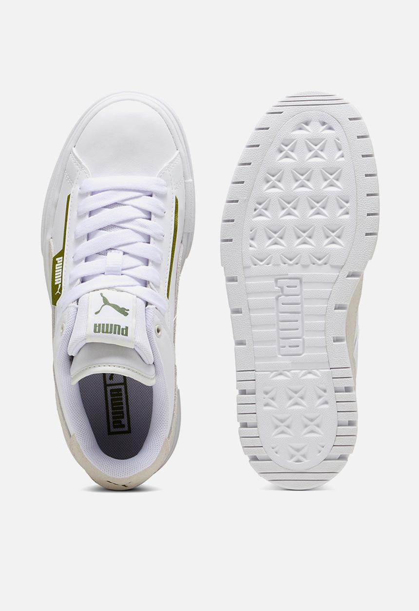 PUMA - Mayze Crashed Wns - Puma White-Vapor Grey