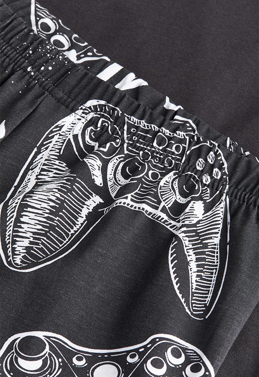H&M - Pyjamas - dark grey game on