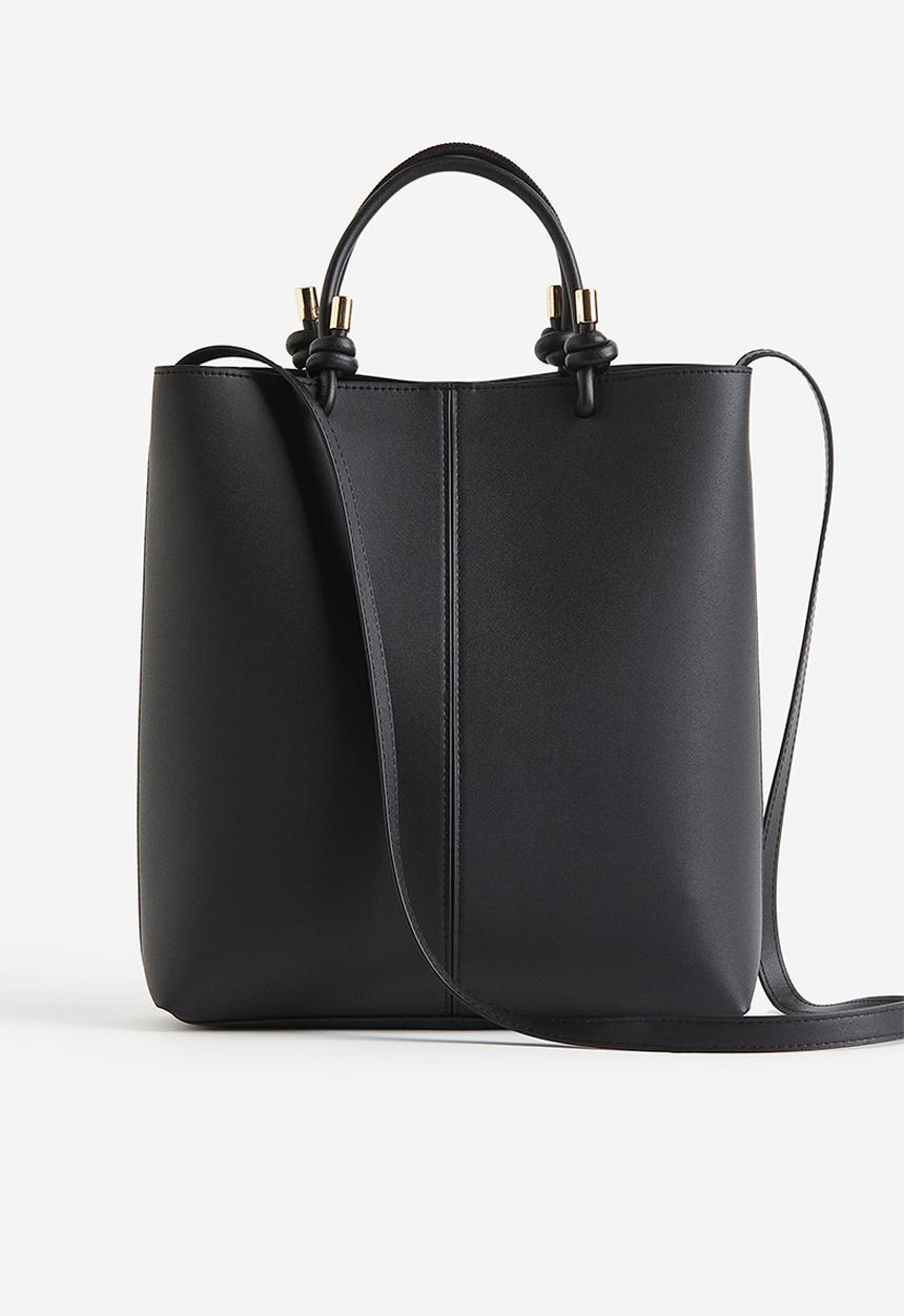 H&M - Knot-detail shoulder bag - black