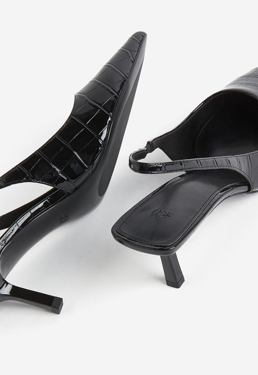 H&M - Slingbacks - black
