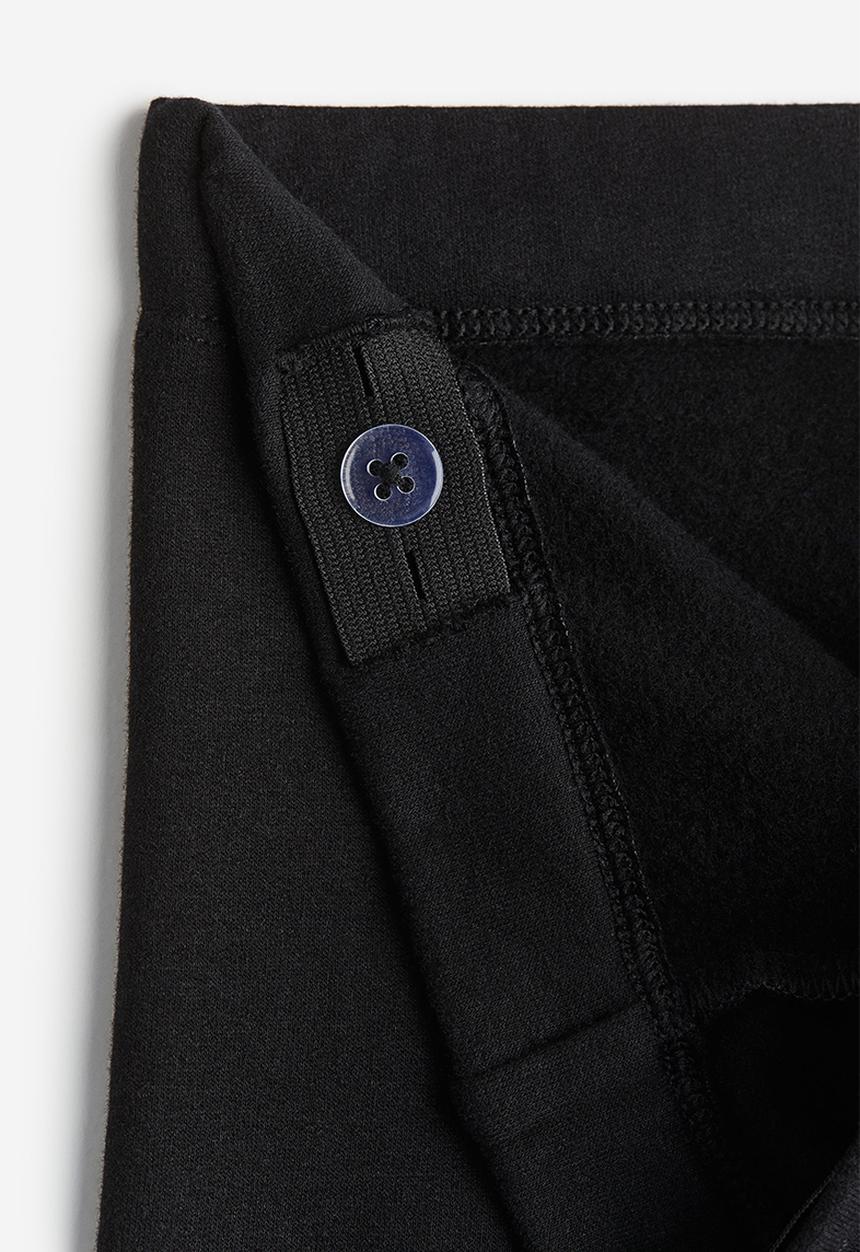 H&M - Brushed-inside leggings - black