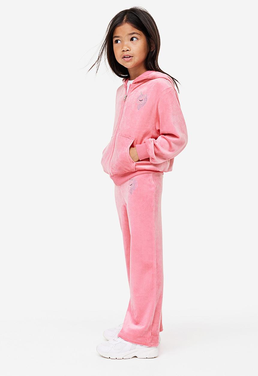 H&M - Velour trousers - pink
