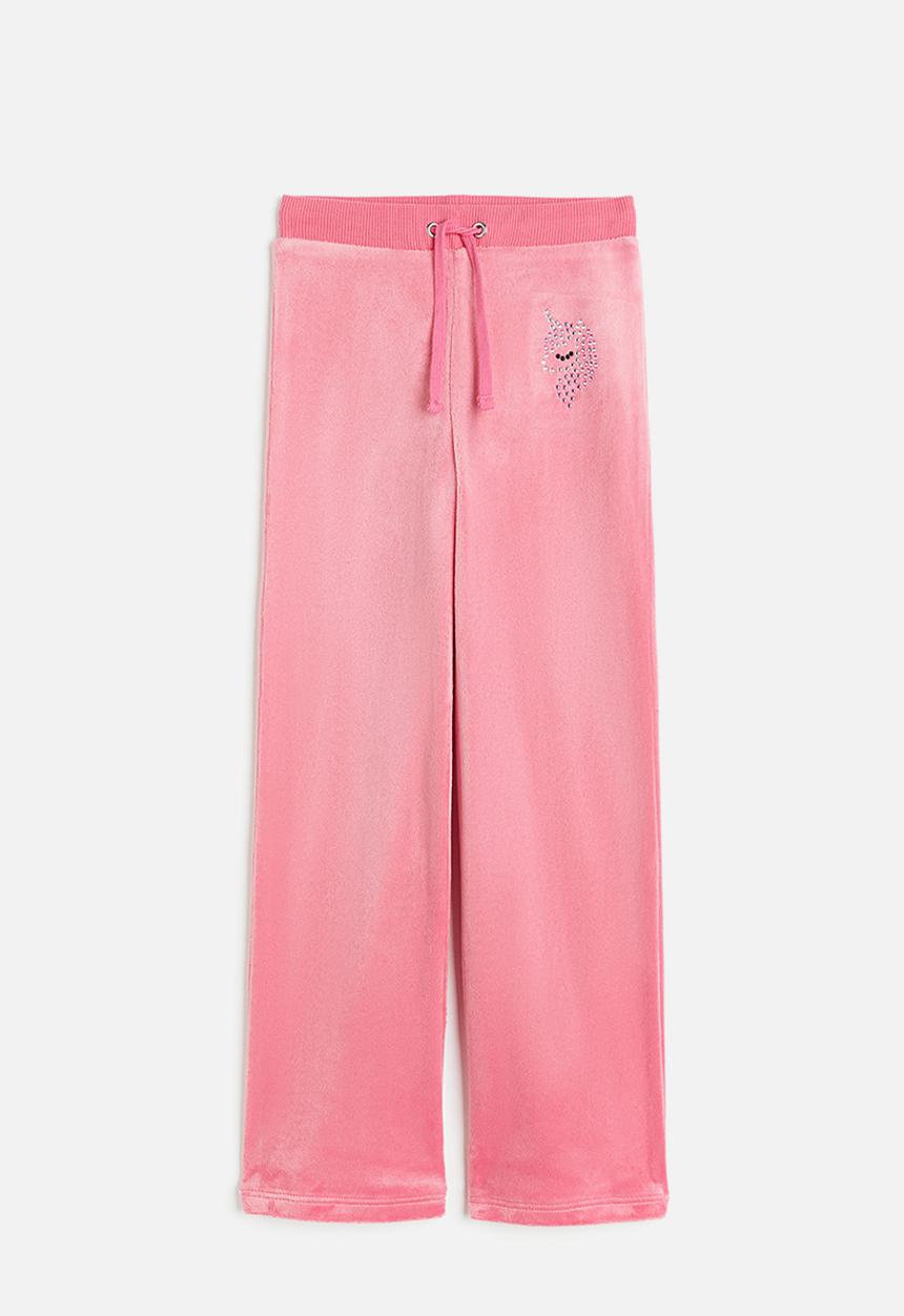 H&M - Velour trousers - pink