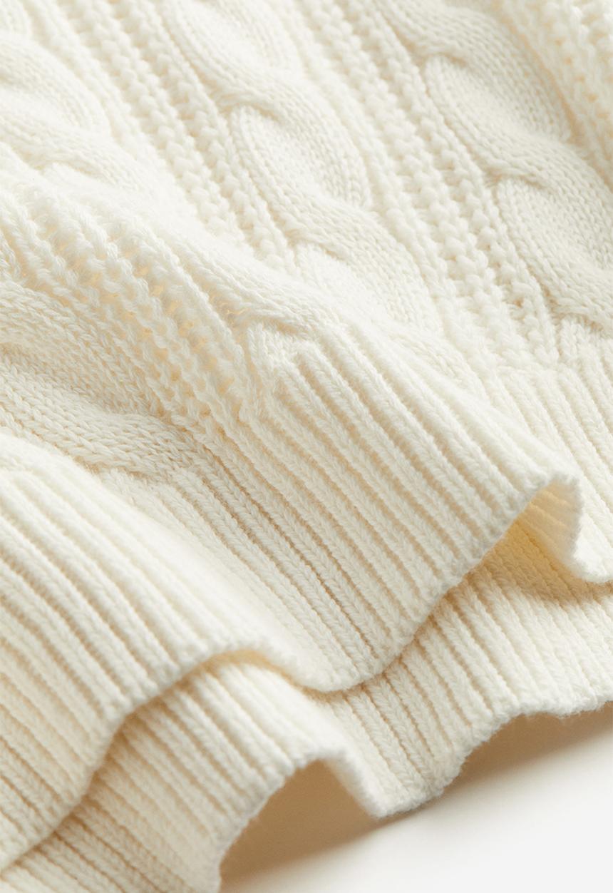 H&M - Short jumper - white
