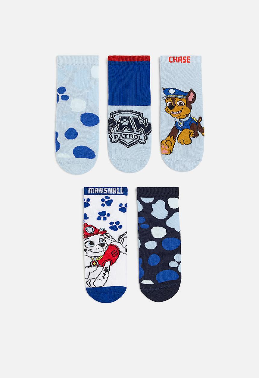 H&M - 5-pack anti-slip socks - blue multi