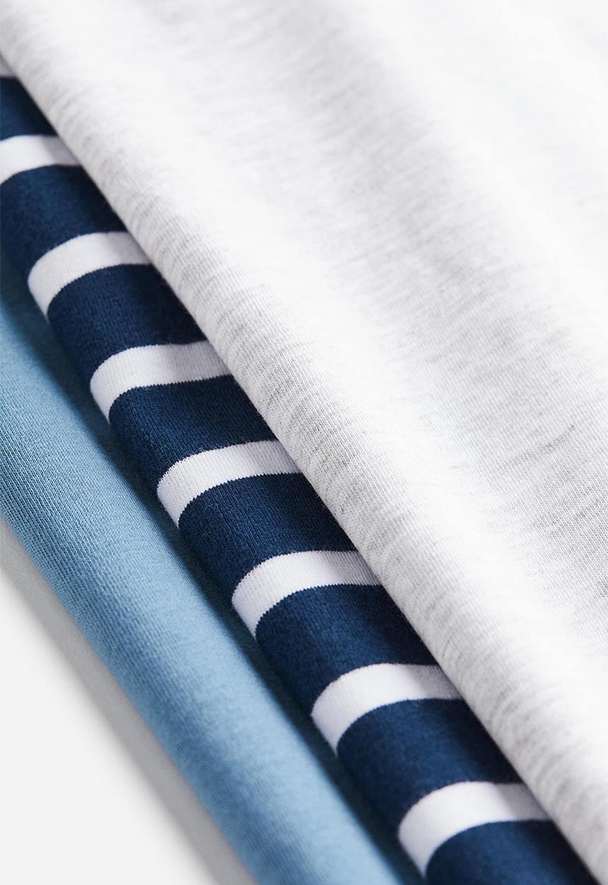 H&M - 3-pack t-shirts - blue