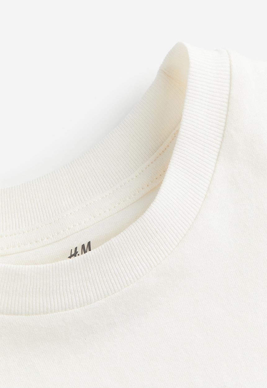 H&M - Printed T-shirt - white
