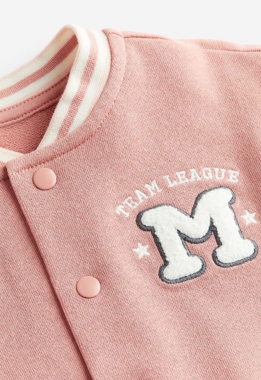 H&M - Cotton baseball jacket - pink multi