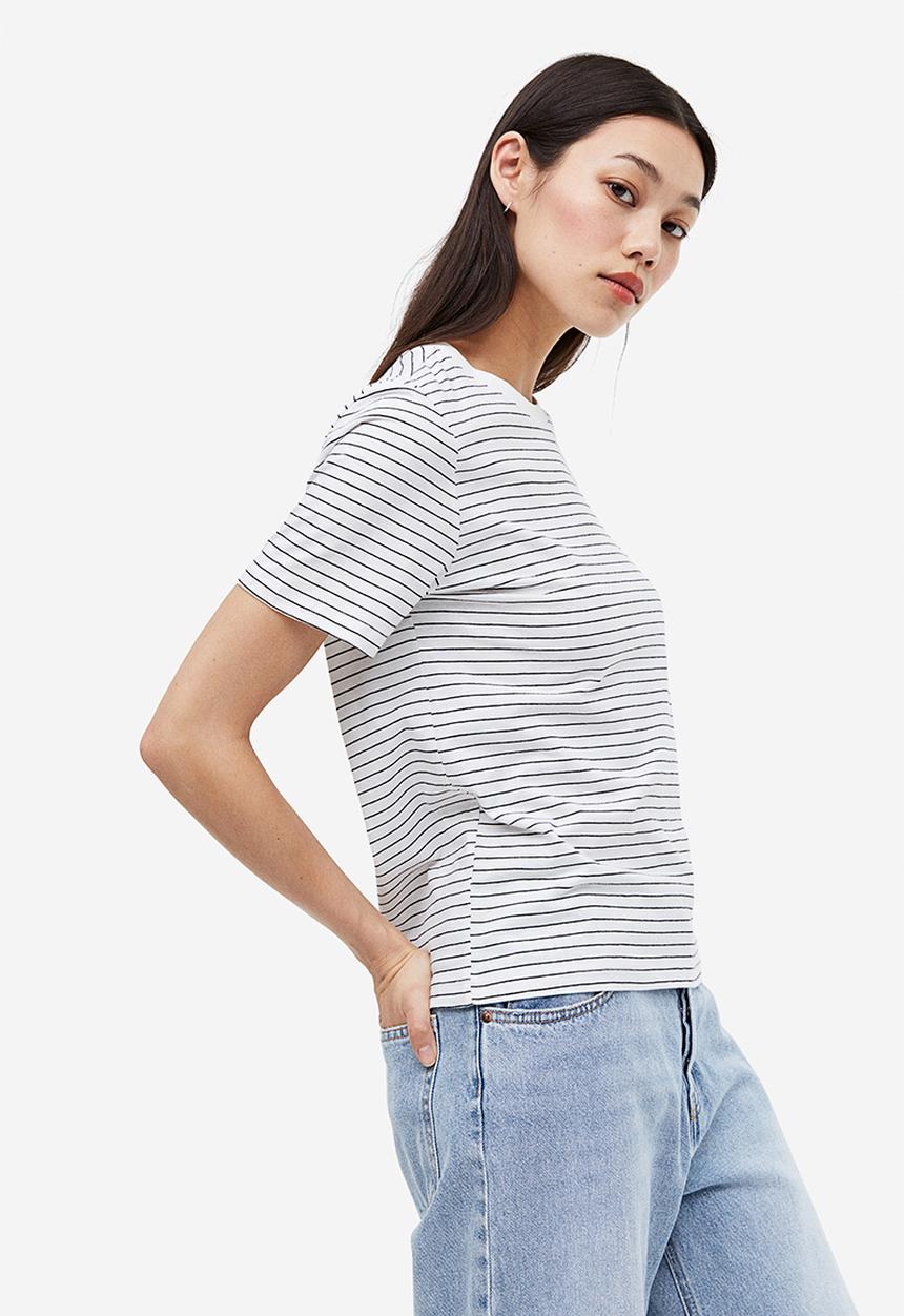 H&M - T-shirt with a motif - white, multi