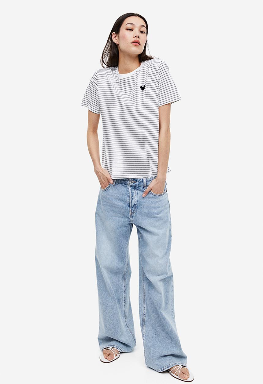 H&M - T-shirt with a motif - white, multi