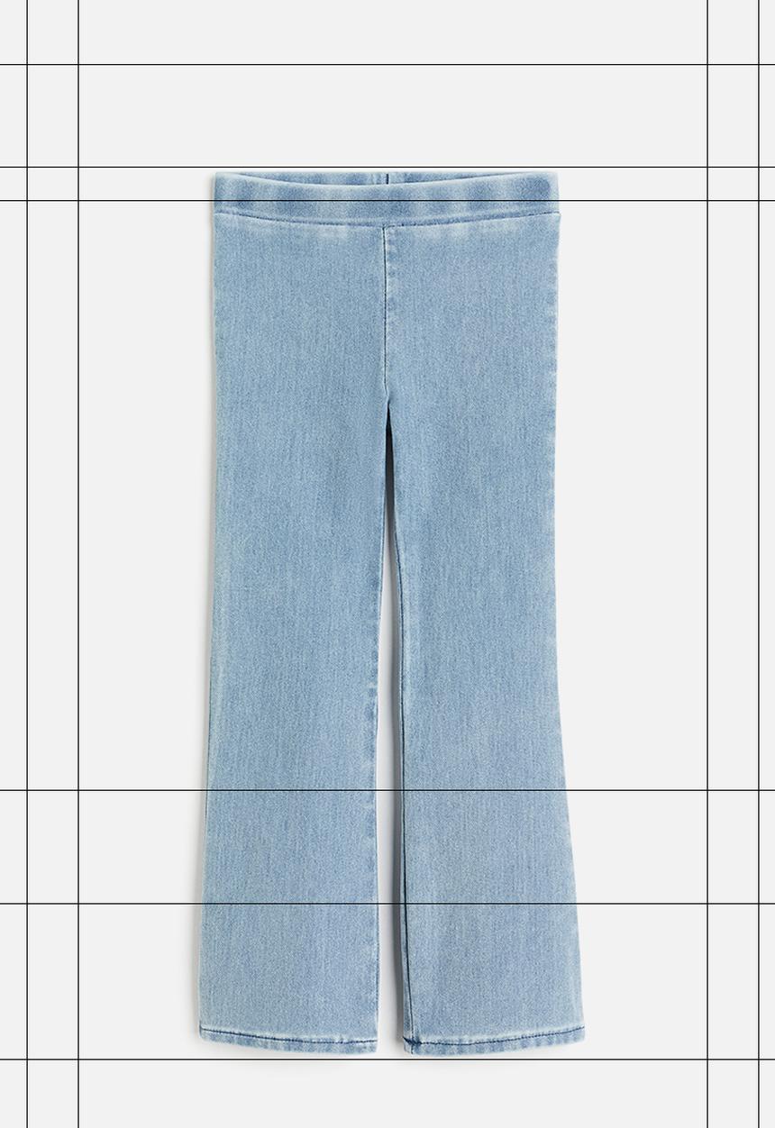 H&M - Flared leggings - blue