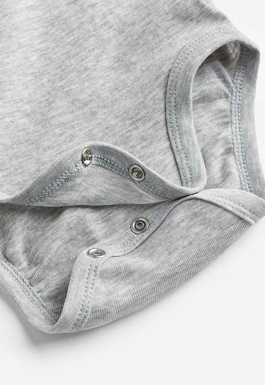 H&M - Long-sleeved bodysuit - grey