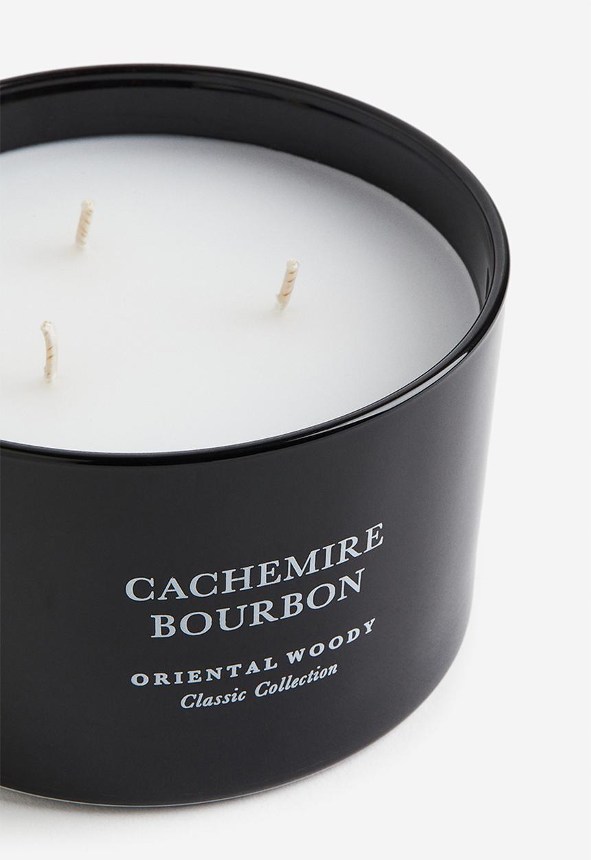 H&M - Scented candle in glass holder - black