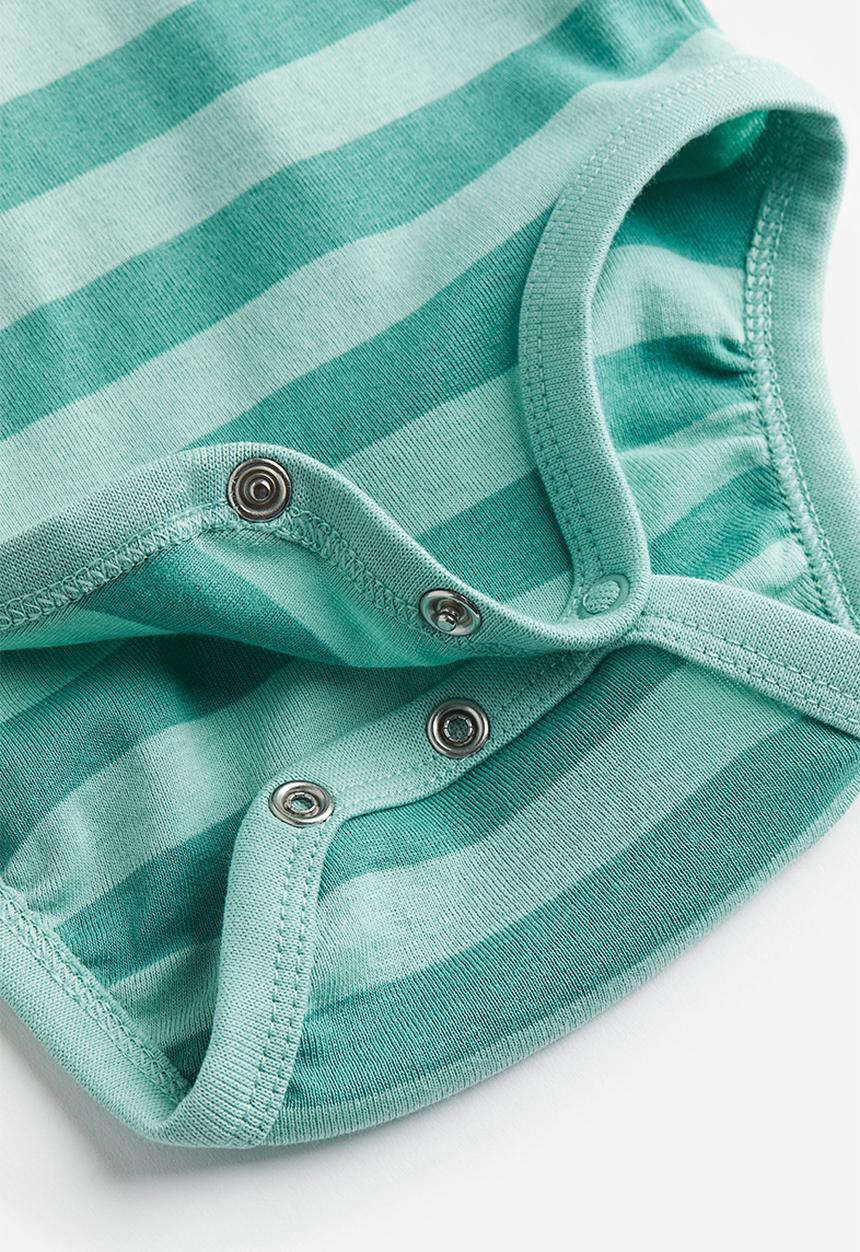 H&M - Long-sleeved bodysuit - green