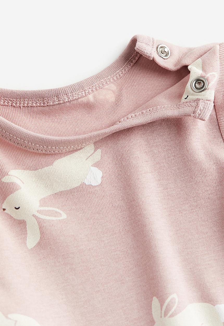 H&M - Long-sleeved bodysuit - pink multi