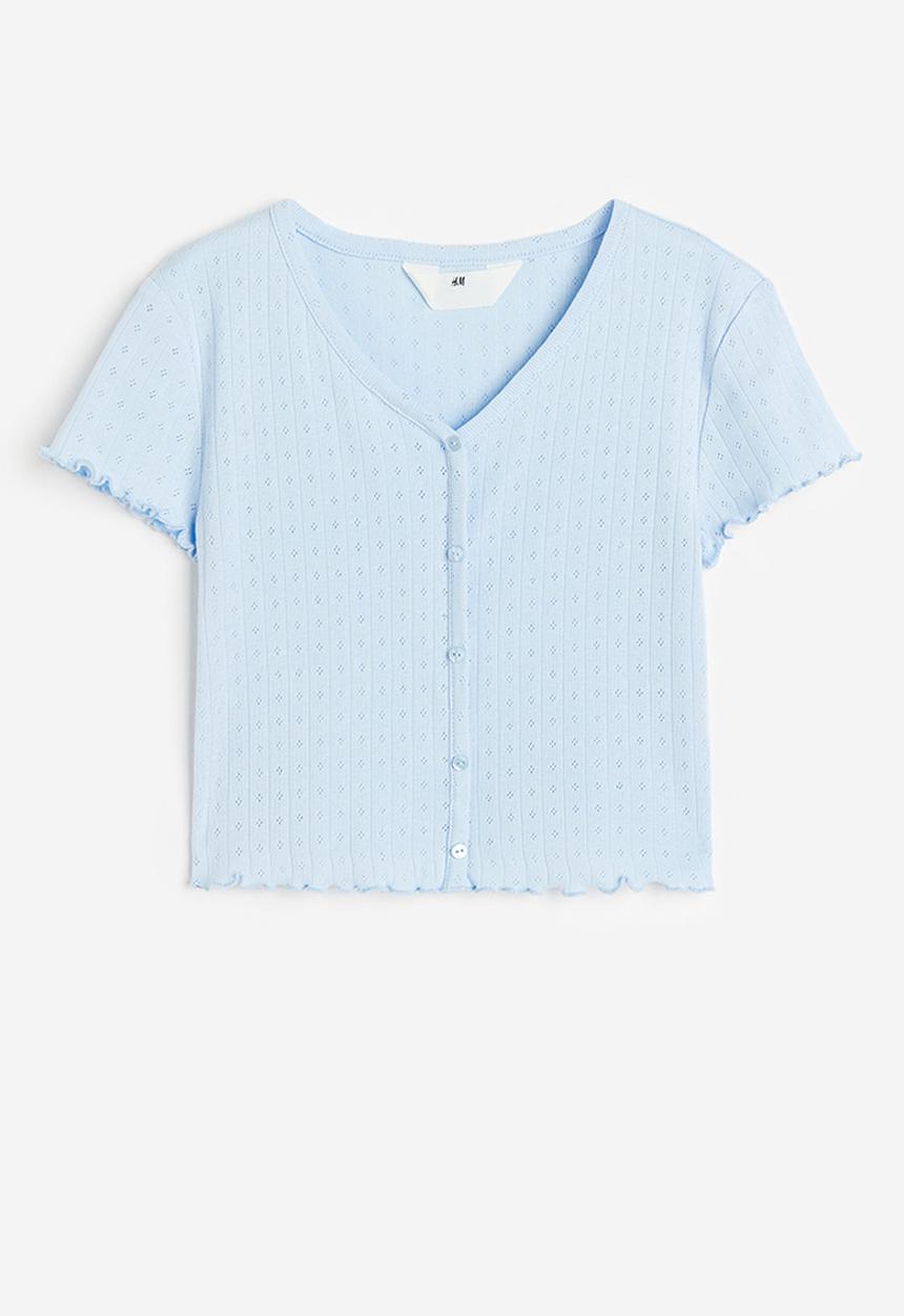 H&M - Cotton jersey t-shirt - blue