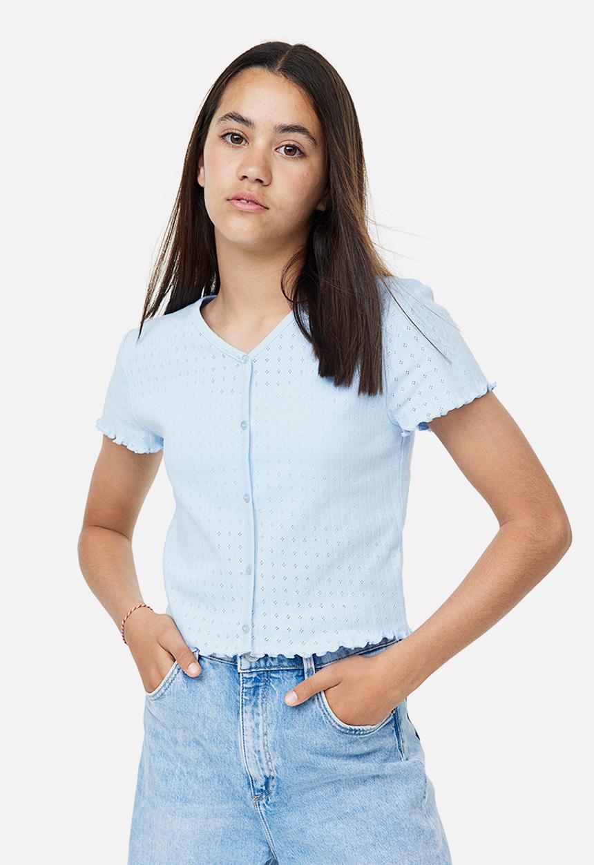 H&M - Cotton jersey t-shirt - blue
