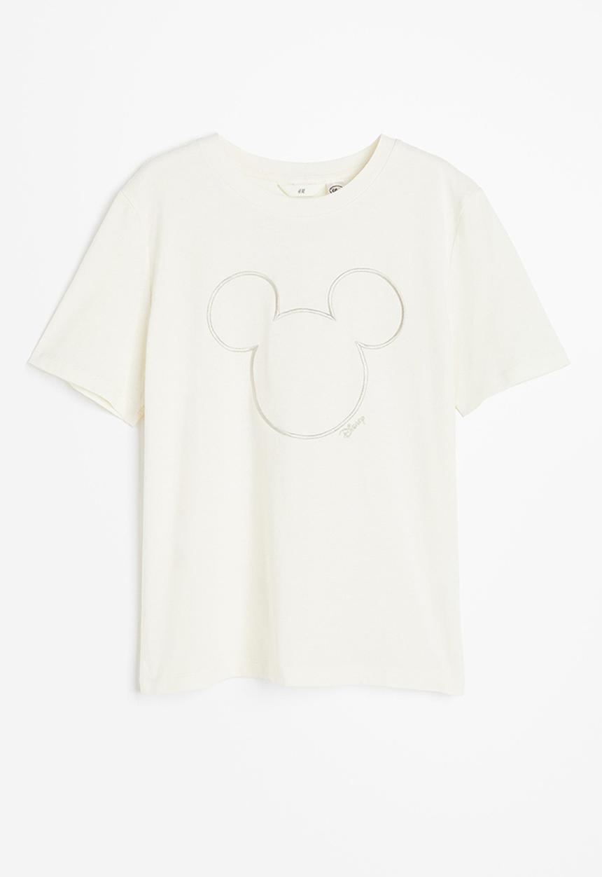 H&M - T-shirt with a motif - white