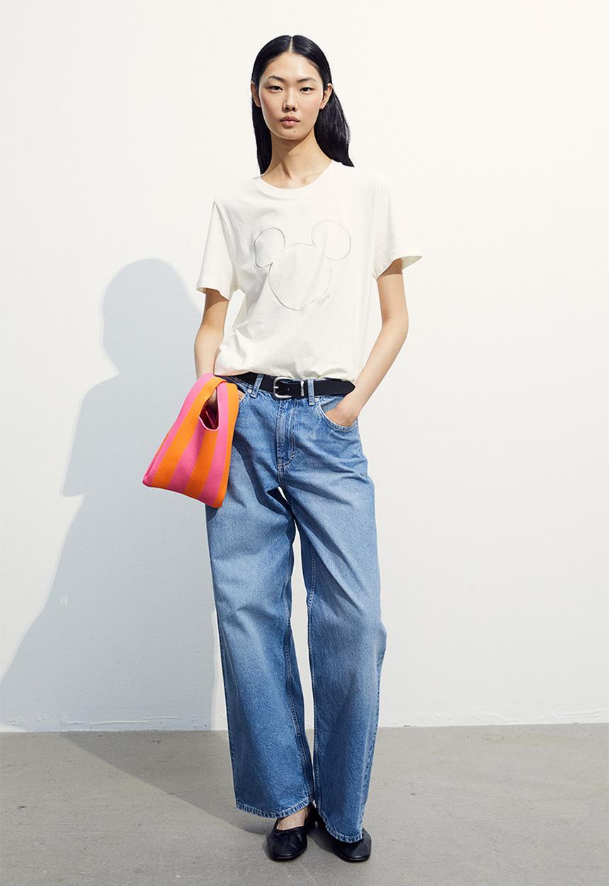 H&M - T-shirt with a motif - white