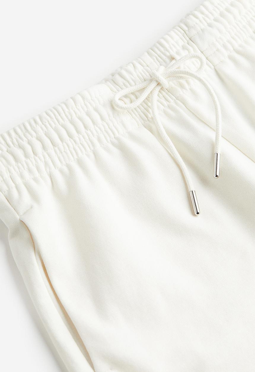 H&M - Sweatshirt shorts - white