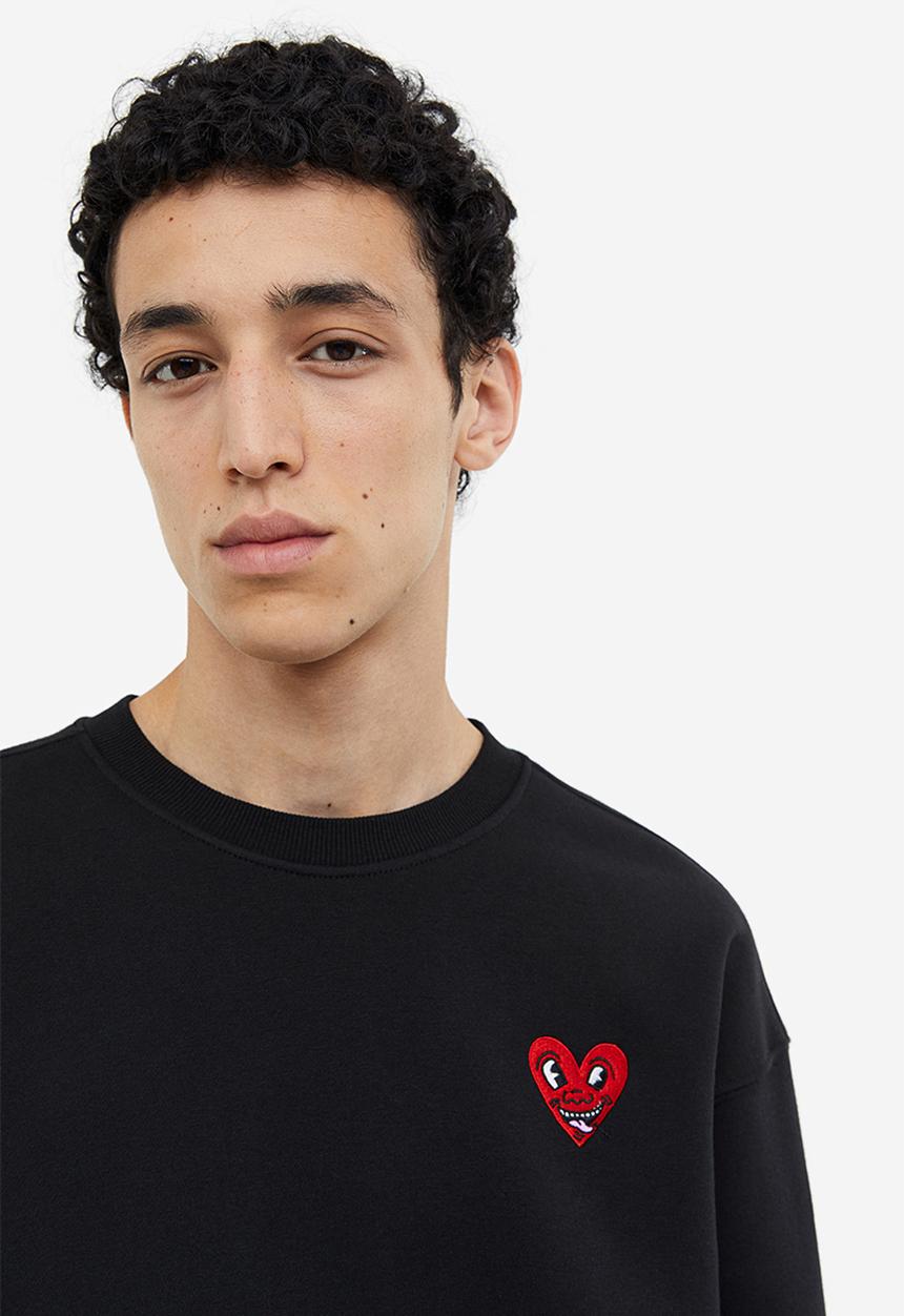 H&M - Loose fit sweatshirt - black